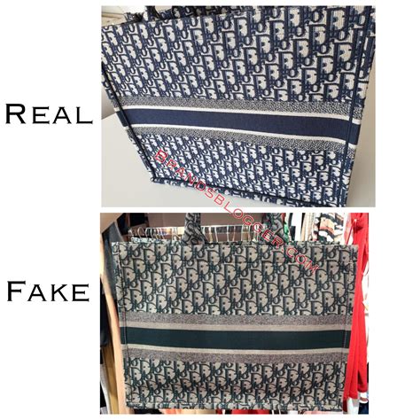 how to spot a fake dior book tote|dior book tote real.